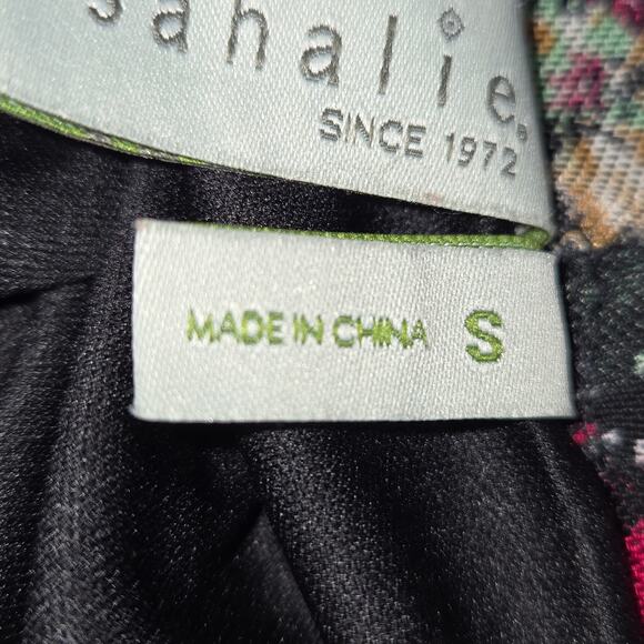 Sahalie Womens Small Maxi Skirt Stretch Artistic Abstract Colorful Boho Chic - Picture 9 of 9